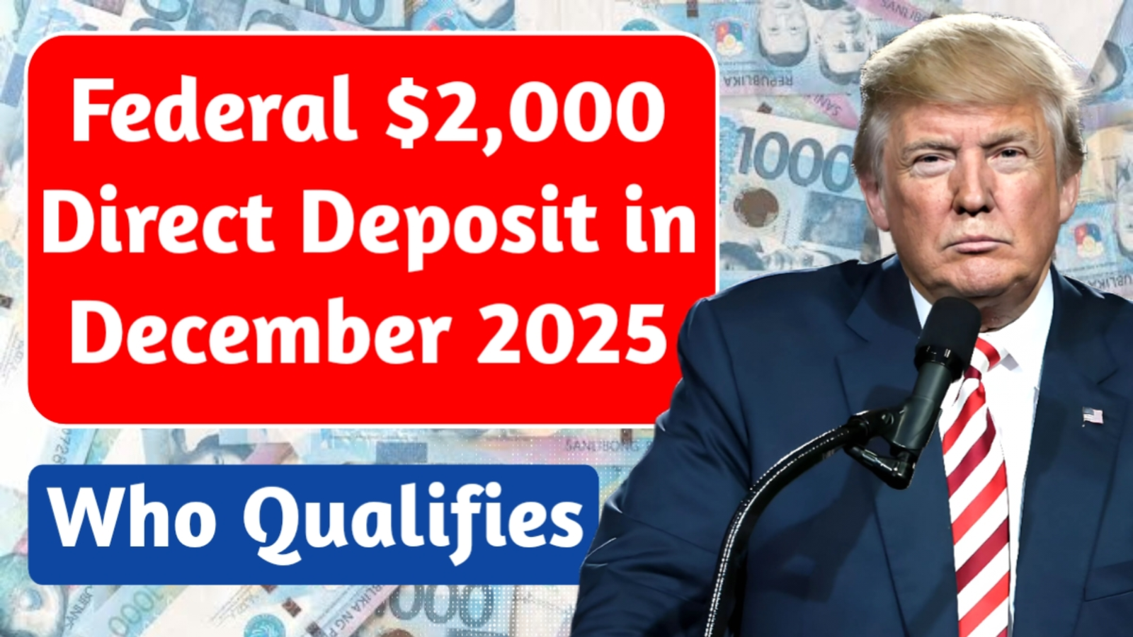 Federal $2,000 December Deposit Confirmed