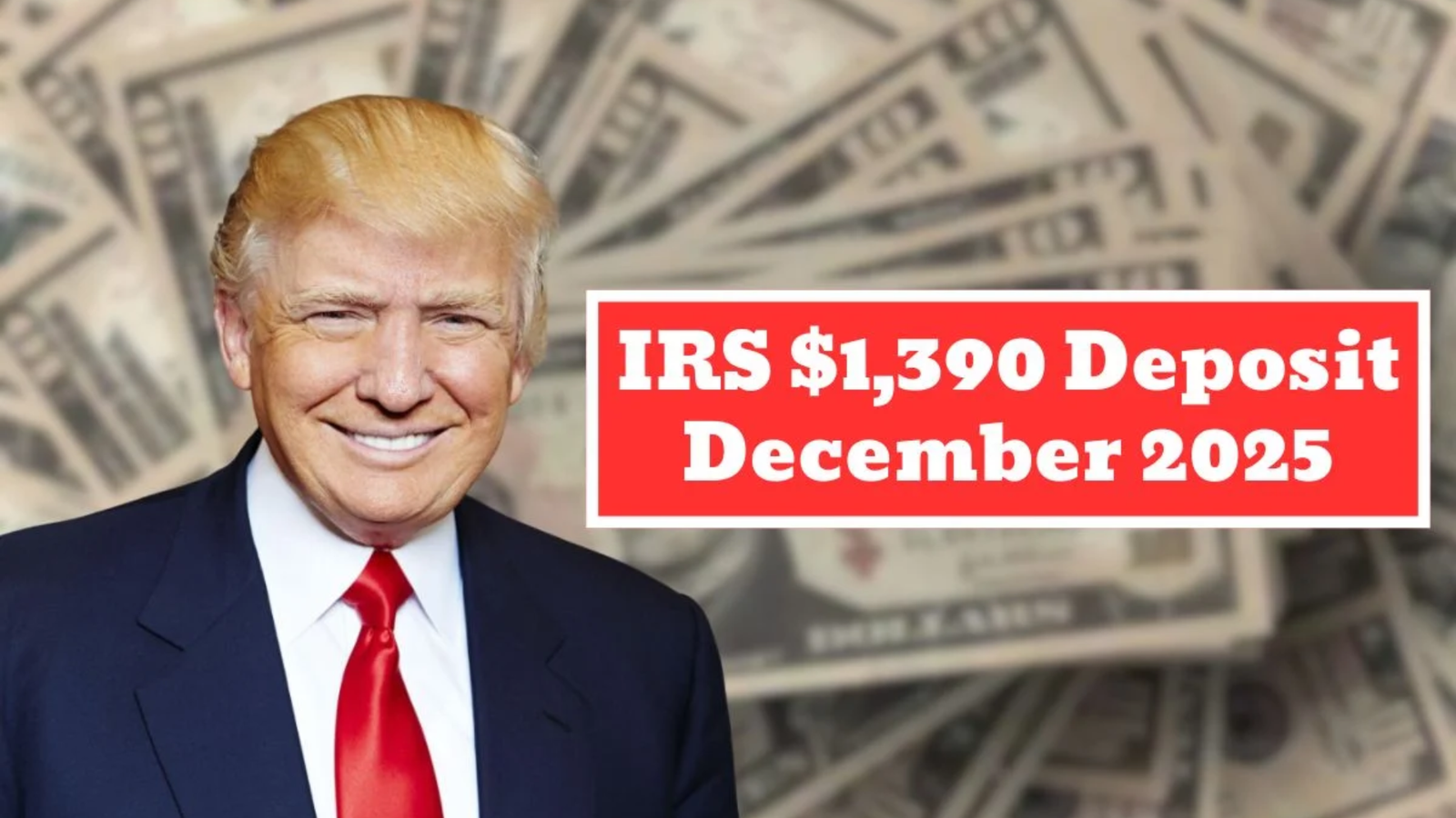 $1,390 IRS Direct Deposit Dec 2025