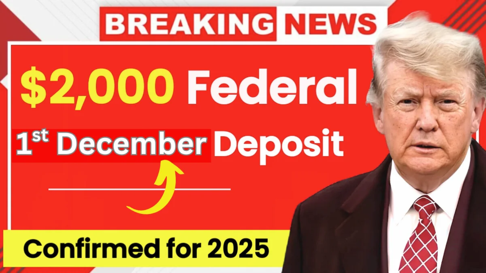 Federal $2,000 December Deposit Confirmed