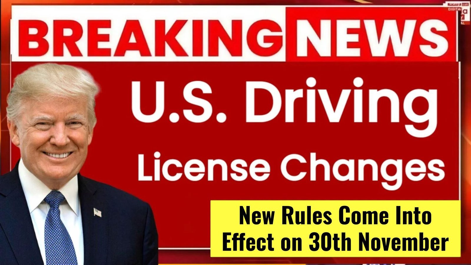U.S. Driving License Changes 2025 – New Rules Come Into Effect on 30th November